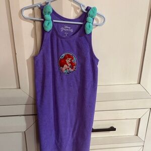 Disney Princess Ariel Purple Towel Dress